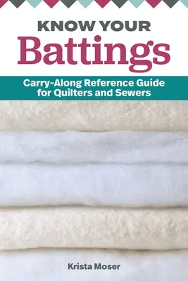 Conoce tus remiendos: Guía de referencia para acolchadoras y costureras - Know Your Battings: Carry-Along Reference Guide for Quilters and Sewers