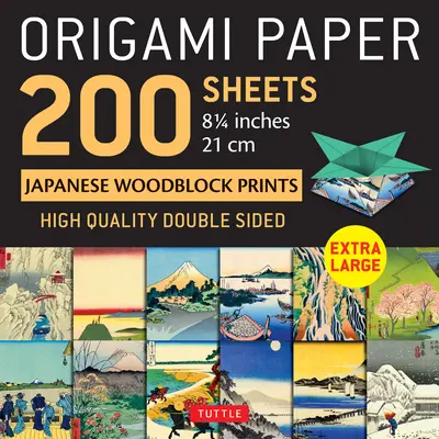 Origami Paper 200 Sheets Japanese Woodblock Prints 8 1/4: Extra Large Tuttle Origami Paper: Hojas de origami de alta calidad impresas por las dos caras con 12 D - Origami Paper 200 Sheets Japanese Woodblock Prints 8 1/4: Extra Large Tuttle Origami Paper: High-Quality Double Sided Origami Sheets Printed with 12 D