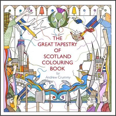 El gran tapiz de Escocia Libro para colorear - The Great Tapestry of Scotland Colouring Book