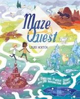 Maze Quest - Una emocionante historia de puzzles con 28 laberintos interactivos (Potter William (Autor)) - Maze Quest - A Thrilling Puzzle Story with 28 Interactive Mazes (Potter William (Author))