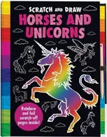 ¡Rasca y Dibuja Unicornios y Caballos! - Libro de actividades Scratch Art - Scratch and Draw Unicorns & Horses Too! - Scratch Art Activity Book