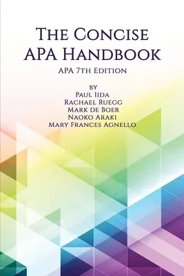 The Concise APA Handbook APA 7ª Edición - The Concise APA Handbook APA 7th Edition