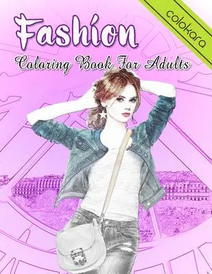 Libro para colorear de moda para adultos: Un libro para colorear en escala de grises con hermosos vestidos para relajarse y aliviar el estrés - Fashion Coloring Book for Adults: An Adult Grayscale Coloring Book with Beautiful Dresses for Relaxing and Stress Relieving