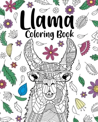 Libro para colorear de Llama - Llama Coloring Book