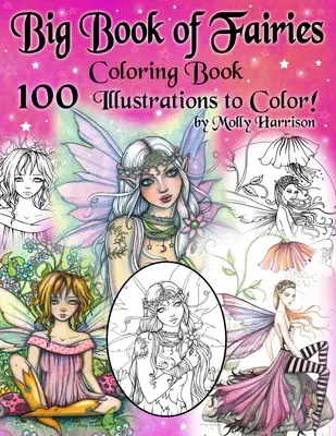 Gran Libro de las Hadas para Colorear - 100 Páginas de Hadas de las Flores, Hadas Celestiales y Hadas con sus Compañeros: 100 ilustraciones para colorear - Big Book of Fairies Coloring Book - 100 Pages of Flower Fairies, Celestial Fairies, and Fairies with their Companions: 100 Line Art Illustrations to C