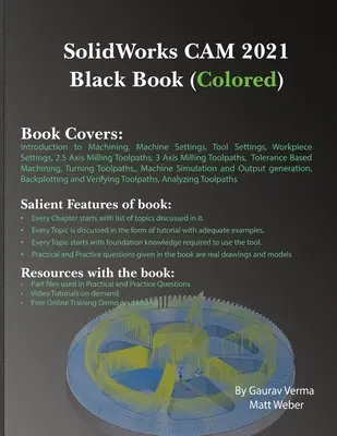 SolidWorks CAM 2021 Libro negro (coloreado) - SolidWorks CAM 2021 Black Book (Colored)