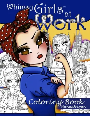 Libro para colorear Whimsy Girls at Work - Whimsy Girls at Work Coloring Book