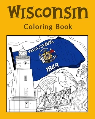Libro para colorear Wisconsin - Wisconsin Coloring Book
