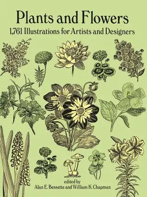 Plantas y flores: 1761 Ilustraciones para artistas y diseñadores - Plants and Flowers: 1761 Illustrations for Artists and Designers