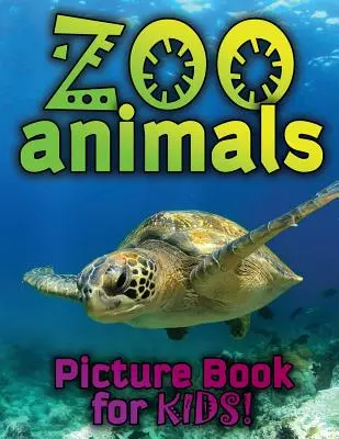 Libro para colorear de los animales del zoo - Zoo Animals Picture Book for Kids