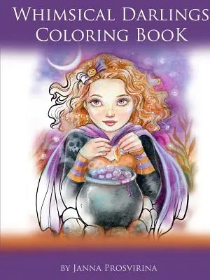Libro para colorear de fantasía - Whimsical Darlings Coloring Book