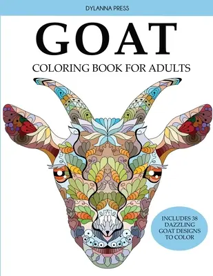 Libro para colorear de cabras para adultos - Goat Coloring Book for Adults