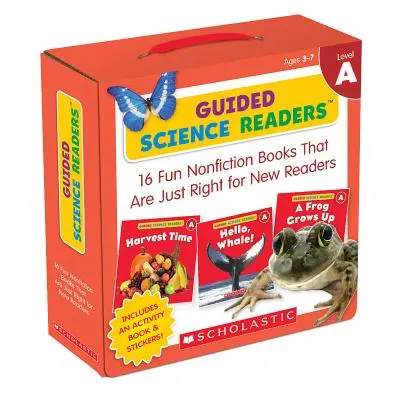 Guided Science Readers: Nivel a (Pack para padres): 16 libros divertidos de no ficción ideales para nuevos lectores [con pegatinas y libro de actividades]. - Guided Science Readers: Level a (Parent Pack): 16 Fun Nonfiction Books That Are Just Right for New Readers [With Sticker(s) and Activity Book]