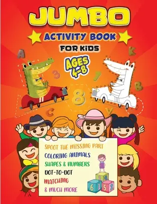 Jumbo - Libro de actividades para niños: ¡El mejor libro de ejercicios! Libro para aprender, PUNTO A PUNTO, Dibujar, Trazar los números del 1 al 10, Colorear por números, Trazar la línea, C - Jumbo - Activity Book for Kids: Best Workbook Ever! Book for Learning, DOT-to-DOT, Drawing, Trace the numbers 1-10, Color by Number, Trace the line, C