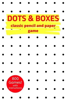 Dots & Boxes Juego clásico de lápiz y papel: Un libro de actividades de estrategia - Cuadrados de juego grandes y pequeños - Para niños y adultos - Regalos temáticos novedosos - - Dots & Boxes Classic Pencil And Paper Game: A Strategy Activity Book - Large and Small Playing Squares - For Kids and Adults - Novelty Themed Gifts -