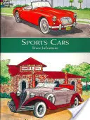 Libro para colorear de coches deportivos - Sports Cars Coloring Book