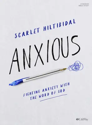 Anxious - Libro de estudio de la Biblia con acceso a vídeo: Combatiendo la ansiedad con la Palabra de Dios - Anxious - Bible Study Book with Video Access: Fighting Anxiety with the Word of God