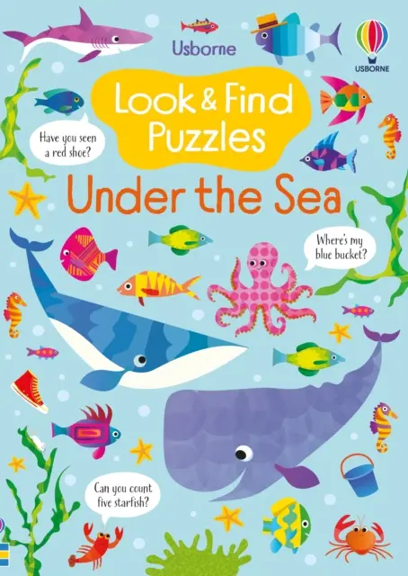 Puzzles Busca y Encuentra Bajo el Mar - Look and Find Puzzles Under the Sea