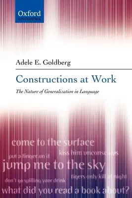 Constructions at Work: La naturaleza de la generalización en el lenguaje - Constructions at Work: The Nature of Generalization in Language