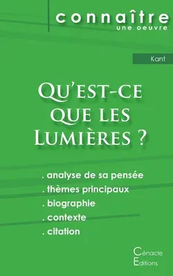 Fiche de lecture Qu'est-ce que les Lumires ? De Emmanuel Kant (Análisis filosófico de referencia y resumen completo) - Fiche de lecture Qu'est-ce que les Lumires ? De Emmanuel Kant (Analyse philosophique de rfrence et rsum complet)