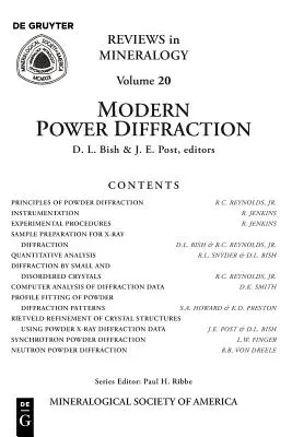 Difracción moderna de polvos - Modern Powder Diffraction