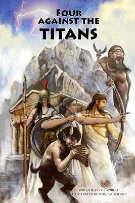 Cuatro contra los Titanes: Juego de Aventuras en solitario de Pluma y Papel de Mitología Griega - Four Against the Titans: Greek Mythology Pen-And-Paper Solo Adventure Game