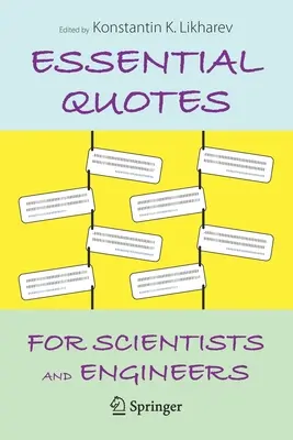 Citas esenciales para científicos e ingenieros - Essential Quotes for Scientists and Engineers