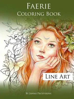 Libro para colorear: Arte Lineal - Faerie Coloring Book: Line Art