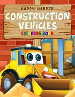 Libro para colorear de Halloween - Construction Vehicles Coloring For Kids