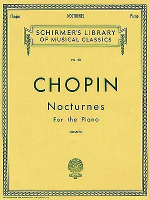 Nocturnos: Biblioteca Schirmer de Clásicos Volumen 30 Piano Solo - Nocturnes: Schirmer Library of Classics Volume 30 Piano Solo