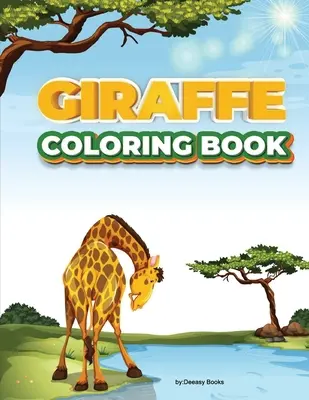 Libro para colorear de jirafas - Giraffe Coloring Book