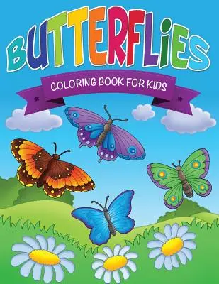 Libro de mariposas para colorear - Butterflies Coloring Book for Kids