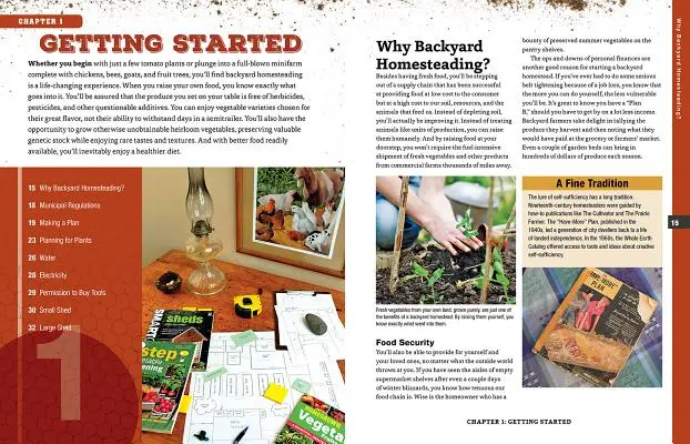 Backyard Homesteading, segunda edición revisada: Guía básica para la autosuficiencia - Backyard Homesteading, Second Revised Edition: A Back-To-Basics Guide for Self-Sufficiency