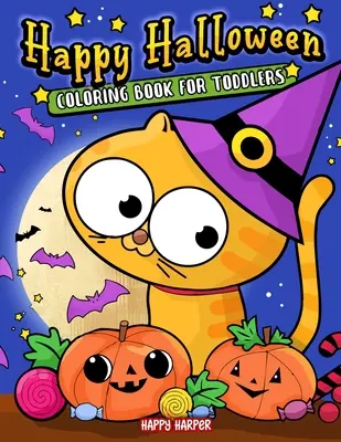 Libro de Halloween para colorear - Toddler Halloween Coloring Book