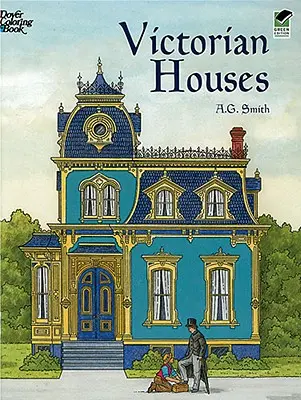 Libro para colorear de casas victorianas - Victorian Houses Coloring Book