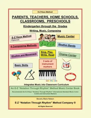 Padres, profesores, escuelas en casa, aulas, centros preescolares: Kindergarten a través de los grados Escritura, Música, Composición - Parents, Teachers, Home Schools, Classrooms, Preschools: Kindergarten Through the Grades Writing, Music, Composing