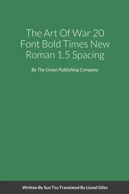 El arte de la guerra en letra grande Bold Times New Roman - The Art Of War Large Print Bold Times New Roman