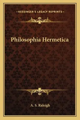 Filosofía hermética - Philosophia Hermetica