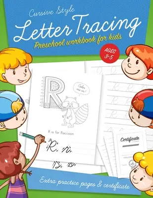 Letter Tracing Cuaderno de ejercicios preescolares para niños de 3 a 5 años: Aprender a escribir cuadernos de actividades, abc alfabeto escritura líneas de papel. Kindergarten preescolares ha - Letter Tracing Preschool workbook for kids ages 3-5: Learn to write activity workbooks, abc alphabet writing paper lines. Kindergarten preschoolers ha