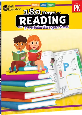 180 días de lectura para preescolar: Practicar, evaluar, diagnosticar - 180 Days of Reading for Prekindergarten: Practice, Assess, Diagnose
