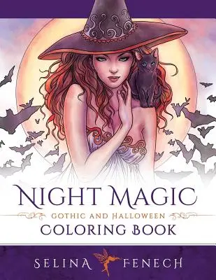 Magia Nocturna - Libro para colorear Gótico y Halloween - Night Magic - Gothic and Halloween Coloring Book