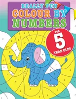 Colorea los números para niños de 5 años: Un divertido y educativo libro de actividades de colorear por números para niños de cinco años - Really Fun Colour By Numbers For 5 Year Olds: A fun & educational colour-by-numbers activity book for five year old children