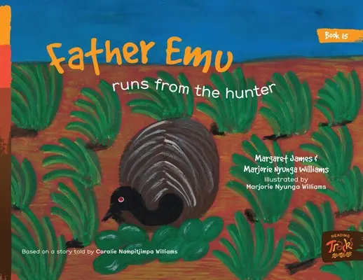 Padre Emú huye del cazador - Father Emu runs from the hunter