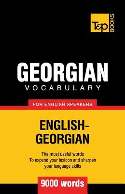 Vocabulario georgiano para angloparlantes - 9000 palabras - Georgian vocabulary for English speakers - 9000 words