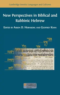 Nuevas perspectivas del hebreo bíblico y rabínico - New Perspectives in Biblical and Rabbinic Hebrew