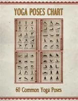 Tabla de Posturas de Yoga: Tabla / Mini Póster Con 60 Posturas de Hatha Yoga / Asanas Comunes en Sánscrito e Inglés - Yoga Poses Chart: Chart / Mini Poster With 60 Common Hatha Yoga Poses / Asanas in Sanskrit and English