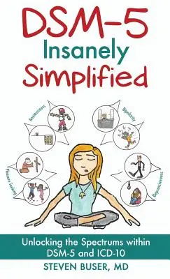 DSM-5 increíblemente simplificado: Descifrando los espectros del DSM-5 y la CIE-10 [Hardcover] (en inglés) - DSM-5 Insanely Simplified: Unlocking the Spectrums within DSM-5 and ICD-10 [Hardcover]