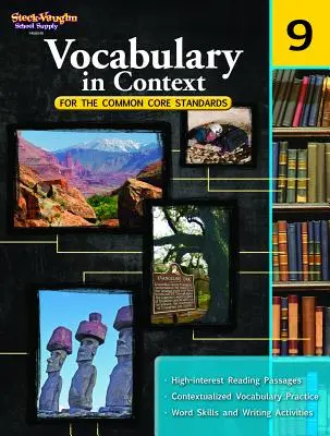 Vocabulary in Context for the Common Core Standards: Reproducible Grado 9 - Vocabulary in Context for the Common Core Standards: Reproducible Grade 9