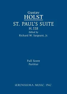 Suite de San Pablo, H.118: Partitura completa - St. Paul's Suite, H.118: Full score