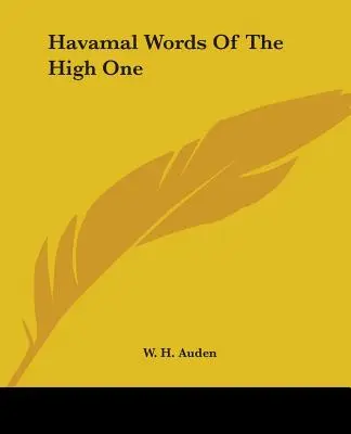 Palabras de Havamal del Altísimo - Havamal Words Of The High One